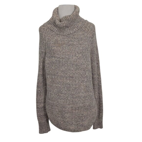 Prana Callisto Turtleneck Womens Size Large Beige Alpaca Blend Knit Sweater - Picture 1 of 14